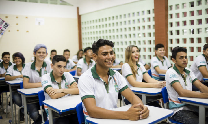 Escola de tempo integral em Casvavel. Foto: DAVI PINHEIRO / GOV DO CEARA